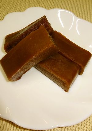 椿餅風（黒糖バージョン）-レシピのメイン写真