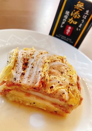 焼肉のたれで作る ミルフィーユ白菜-レシピのメイン写真