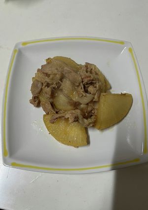 豚と大根の照り煮 少ない材料で。-レシピのメイン写真