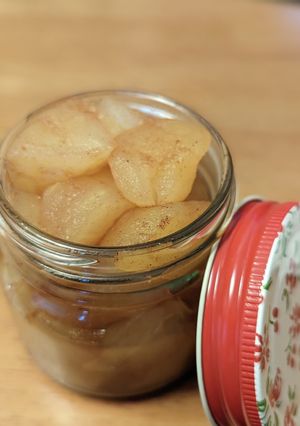 王林でコンポート-レシピのメイン写真