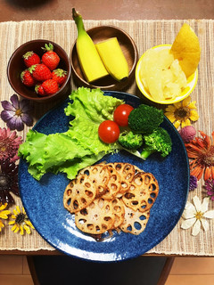レンコンチップス おやつにも♪-レシピのメイン写真