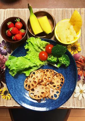レンコンチップス　おやつにも♪-レシピのメイン写真