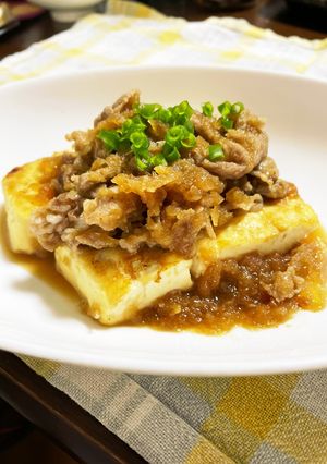 ボリューム満点　豆腐ステーキ-レシピのメイン写真