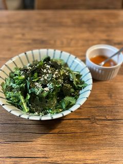 春菊のサラダ-レシピのメイン写真