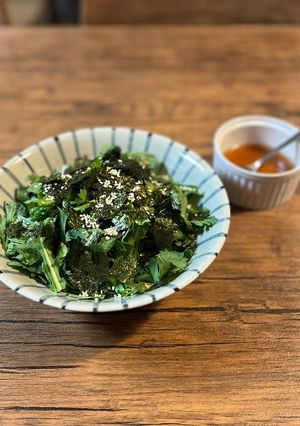 春菊のサラダ-レシピのメイン写真