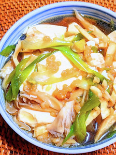 揚げ玉入り豆富煮込み-レシピのメイン写真