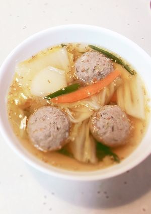 白菜の肉団子スープ-レシピのメイン写真