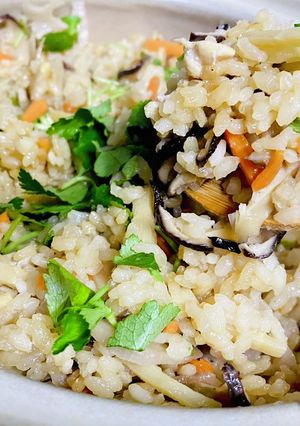 余り野菜の/土鍋炊き込みご飯-レシピのメイン写真