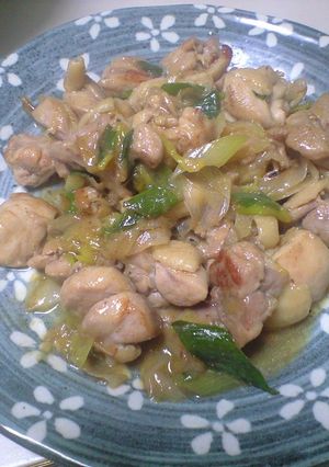**鶏肉とねぎの塩炒め**-レシピのメイン写真