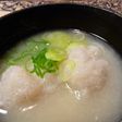れんこん団子のもちもち味噌汁