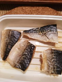 レンチンで鯖の塩焼き〜-レシピのメイン写真
