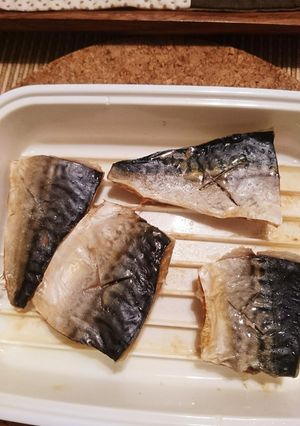 レンチンで鯖の塩焼き〜-レシピのメイン写真