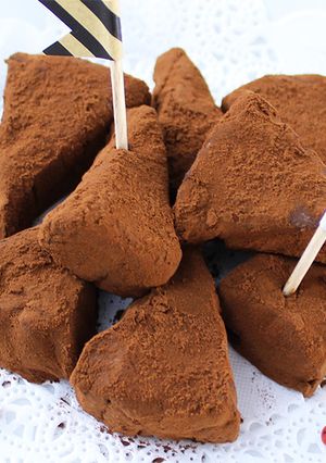 材料3つ！ヘルシー♡豆腐で生チョコ-レシピのメイン写真