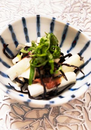 山芋の梅塩昆布和え-レシピのメイン写真