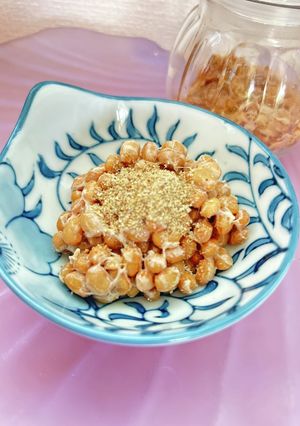 納豆のトッピングに★ミネラルパウダー★-レシピのメイン写真