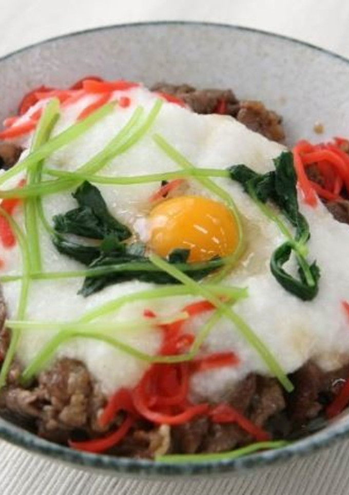 牛とろ丼-レシピのメイン写真