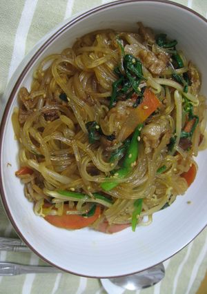 チャプチェ(春雨の炒め物)-レシピのメイン写真