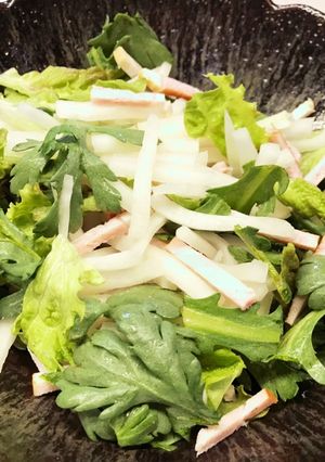 大根の浅漬の味が薄すぎた…大根サラダに！-レシピのメイン写真