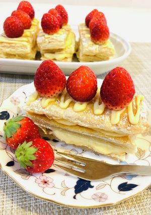 パイシートで手作りミルフィーユ♡-レシピのメイン写真