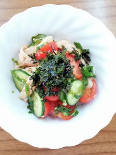 大葉とトマトの中華風サラダ-レシピのメイン写真