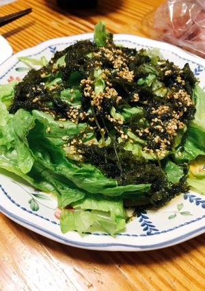 海ぶどうのサラダ-レシピのメイン写真