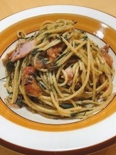 あかもくの和風パスタ-レシピのメイン写真