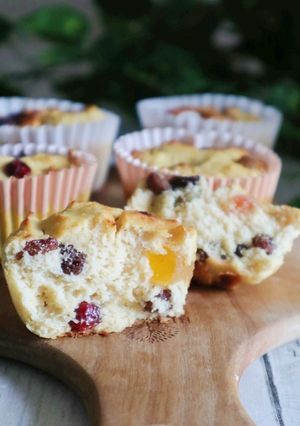 ドライフルーツおからカップケーキ-レシピのメイン写真