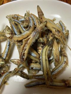 お米の粉で、キビナゴの唐揚げ-レシピのメイン写真