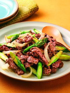 牛肉とアスパラのマヨ炒め-レシピのメイン写真
