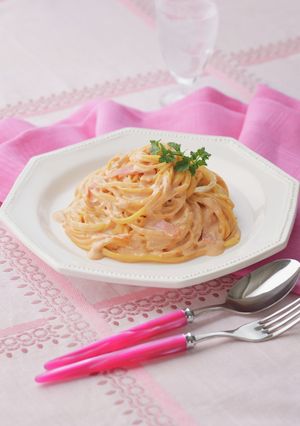 ロゼクリームパスタ-レシピのメイン写真