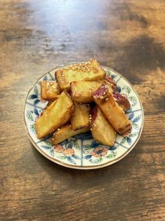 フライパンで大学芋-レシピのメイン写真