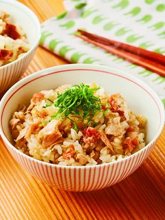 梅とツナの炊き込みごはん-レシピのメイン写真