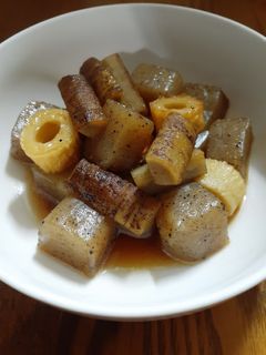 ☆手軽に1品☆こんにゃくとごぼうの甘辛煮-レシピのメイン写真