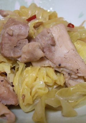 鶏肉とキャベツのさっぱり煮-レシピのメイン写真