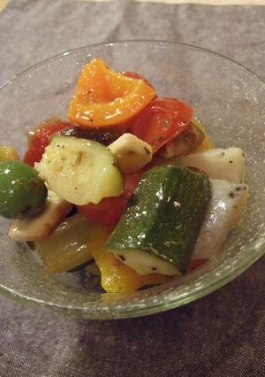 野菜とチーズ&フルーツのマリネ-レシピのメイン写真