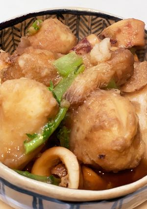 クッキングプロで作る、里いもとイカの煮物-レシピのメイン写真