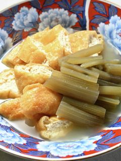 ふきと栃尾の油揚げの白だし煮-レシピのメイン写真