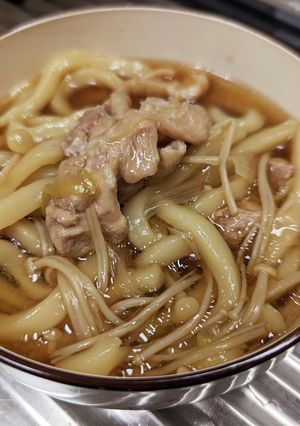 鶏肉うどん(かけても煮込みでもOK)-レシピのメイン写真