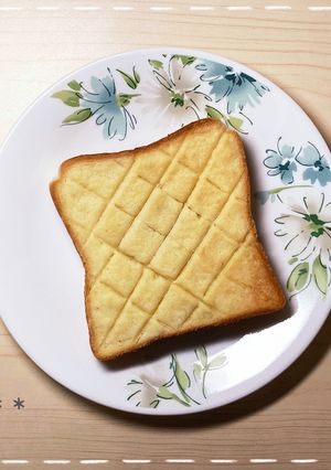 朝食にも！メロンパン風トースト-レシピのメイン写真