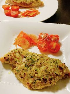 ブロッコリー玉ねぎソースの鶏オーブン焼き-レシピのメイン写真