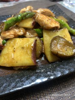 鶏胸肉と野菜の甘辛炒め-レシピのメイン写真