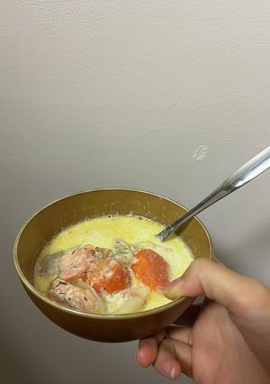 サーモンスープ-レシピのメイン写真