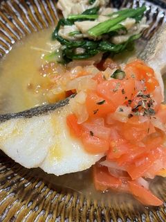 タラのムニエル フレッシュトマトソース-レシピのメイン写真