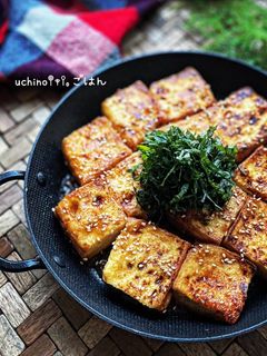 焼肉のタレとお味噌で厚揚げステーキ-レシピのメイン写真