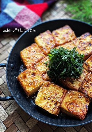 焼肉のタレとお味噌で厚揚げステーキ-レシピのメイン写真