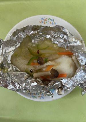 【保育園給食】カレイのホイル焼き-レシピのメイン写真