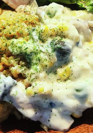 絶品 簡単カレーピラフホワイトソースかけ-レシピのメイン写真