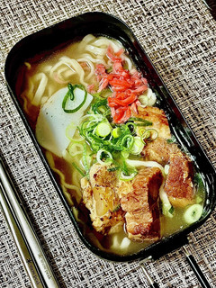 沖縄ソーキそば風きしめん-レシピのメイン写真