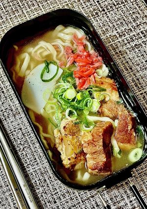 沖縄ソーキそば風きしめん-レシピのメイン写真