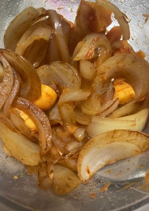 玉ねぎ味噌漬けニンニク和え-レシピのメイン写真
